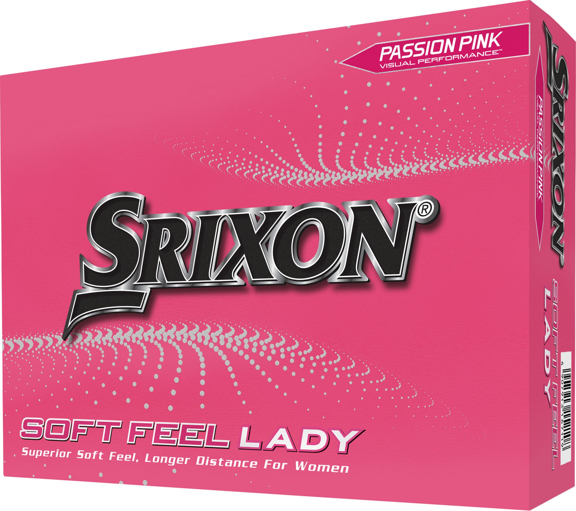 Srixon 2023 Soft Feel Lady Pink Personalized Golf Balls