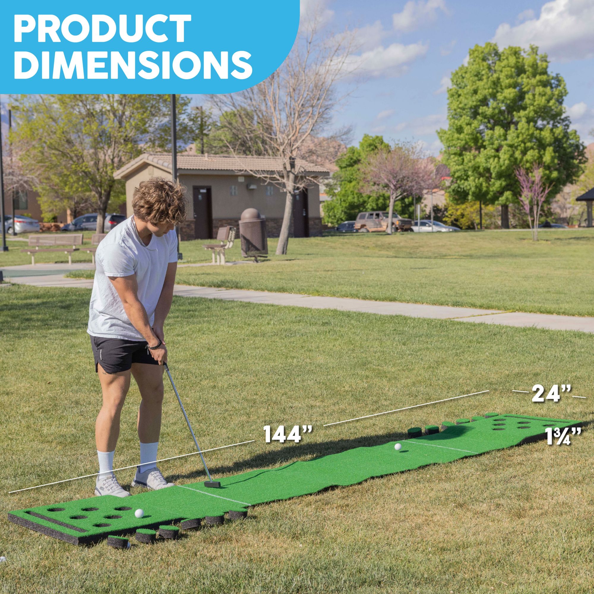 Medal Sports Big Sky Golf Pong Putting Mat product image