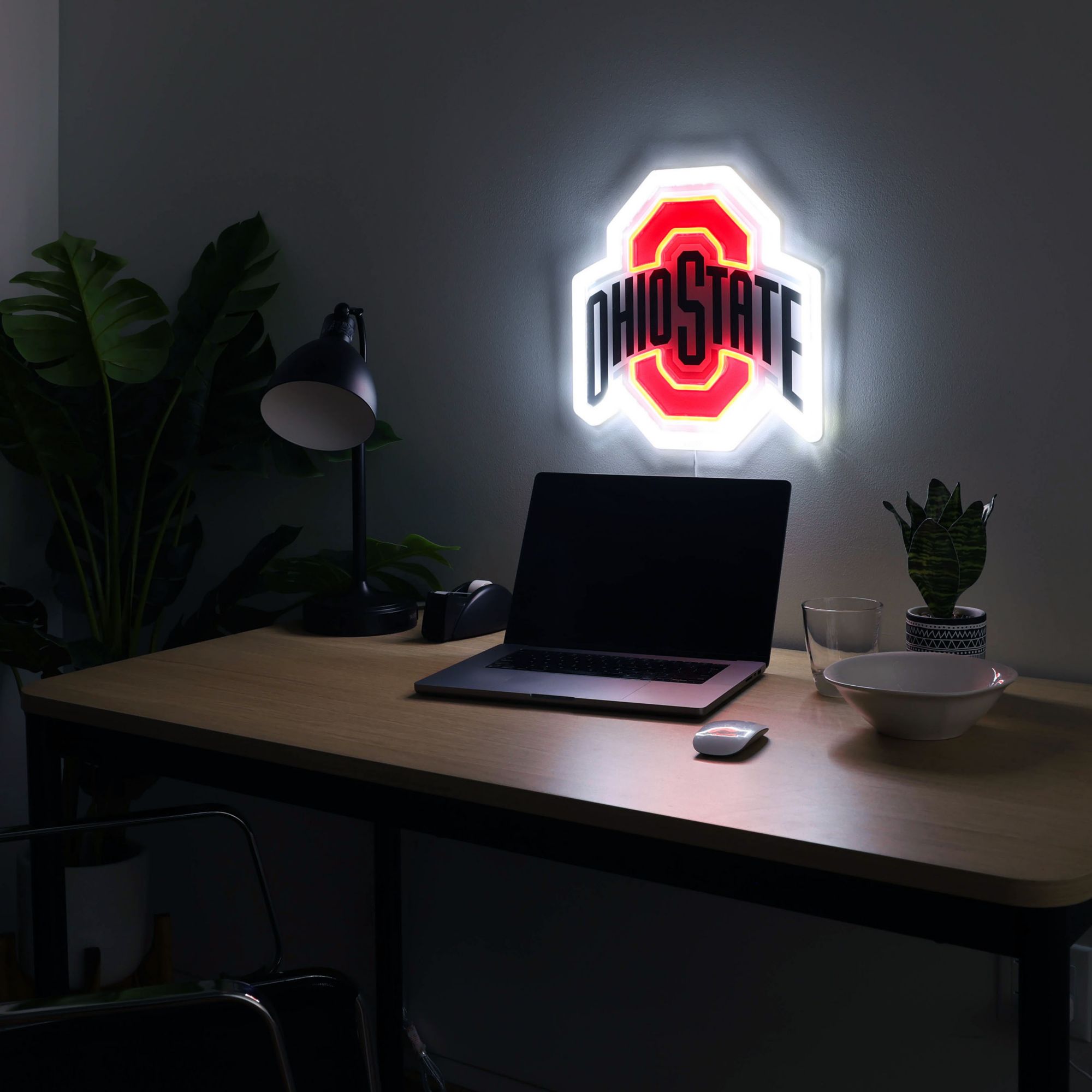 FOCO Ohio State Buckeyes Neon Light-Up Sign product image
