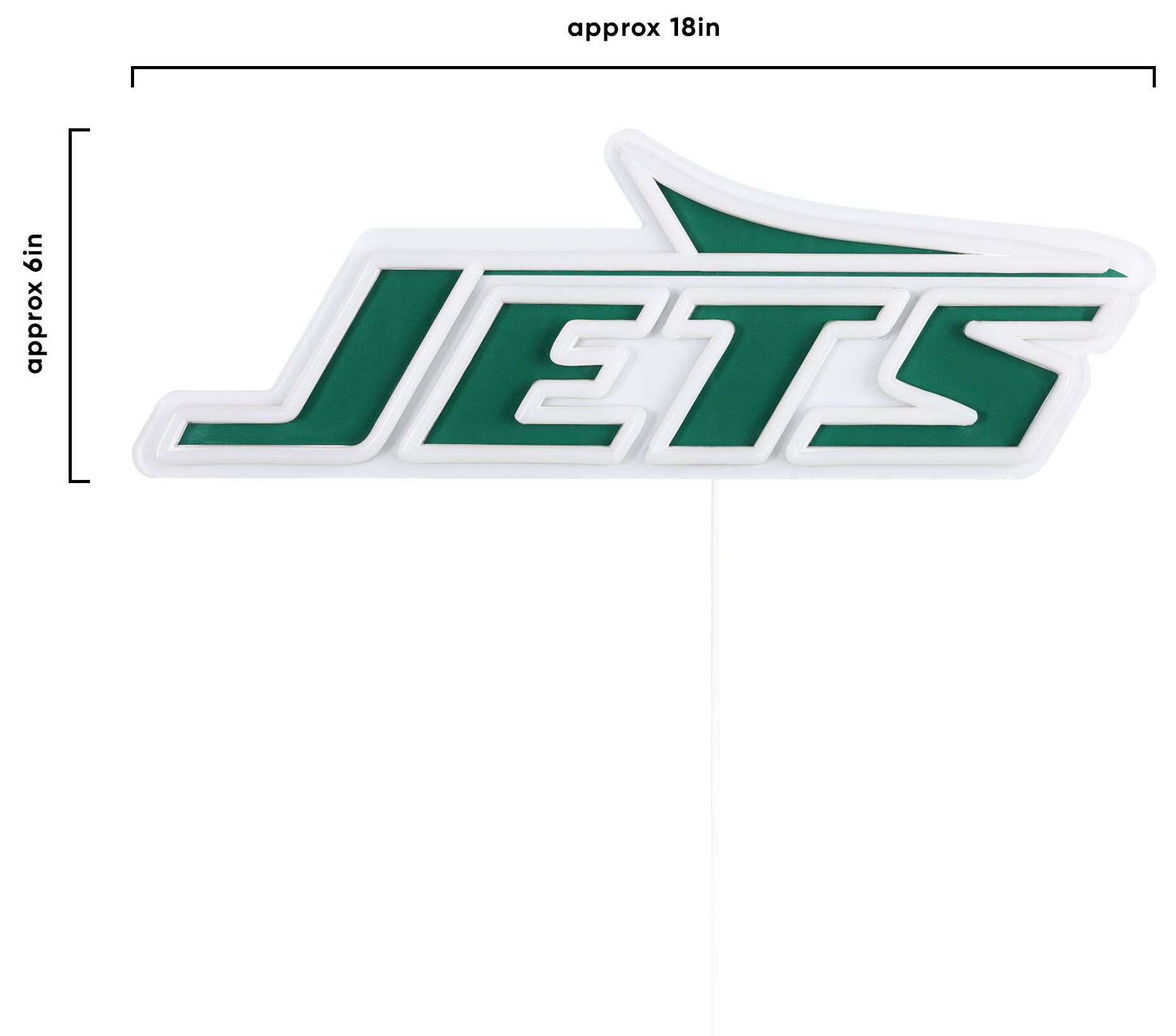 FOCO New York Jets Neon Light-Up Sign product image
