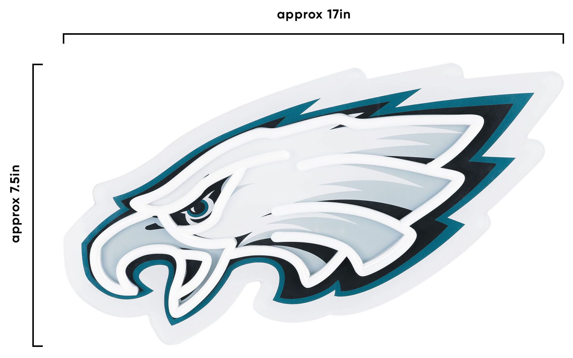 FOCO Philadelphia Eagles Neon Light-Up Sign product image