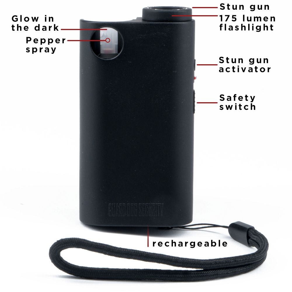 Guard Dog Olympian 3-In-1 Stun Gun Combo