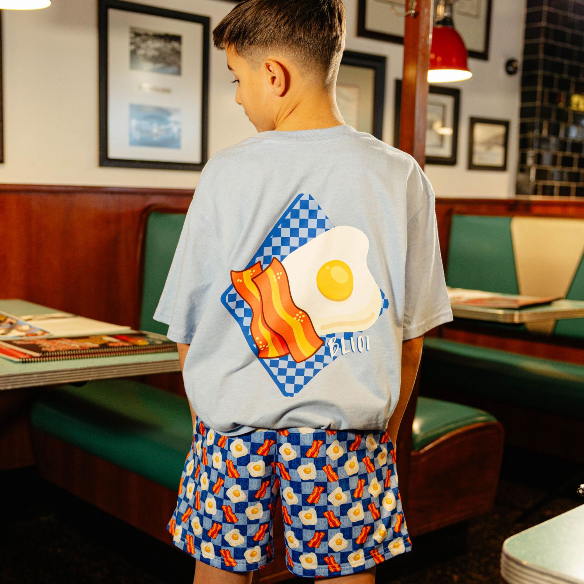 Baseball Lifestyle 101 Boys' Breakfast Shorts product image