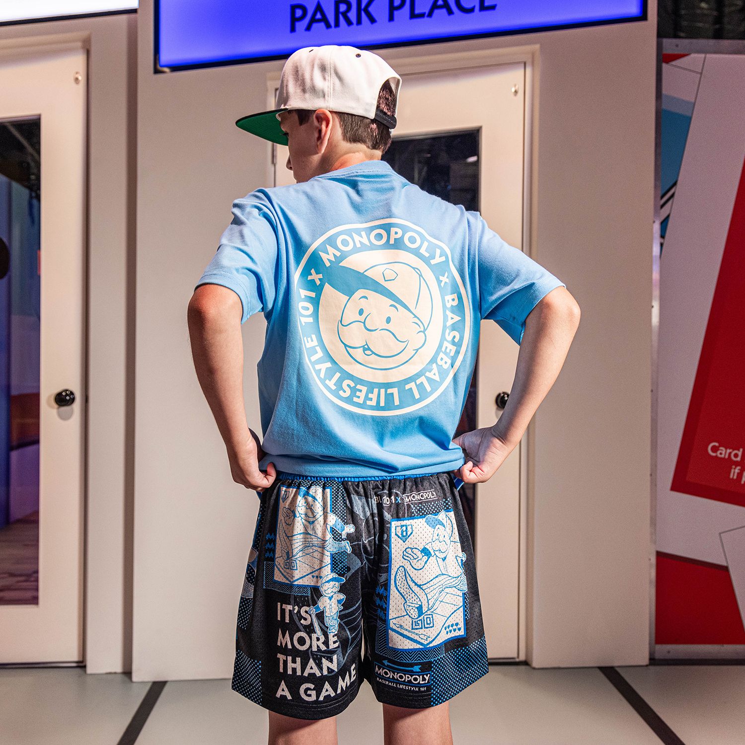 Baseball Lifestyle 101 x Monopoly Men's 5” Boardwalk Slugger Shorts product image