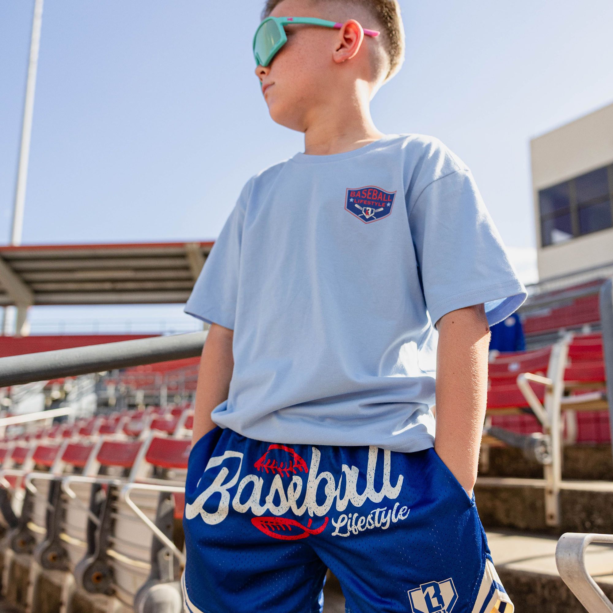 Baseball Lifestyle 101 Boys' Baseball Court Shorts product image