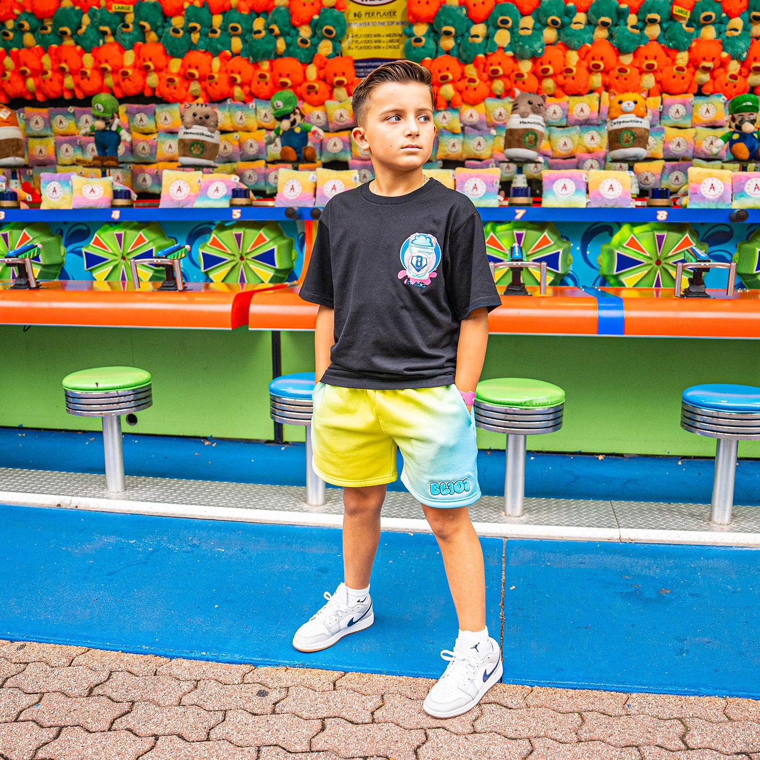 Baseball Lifestyle 101 Boys' Cotton Candy Sweatshorts product image