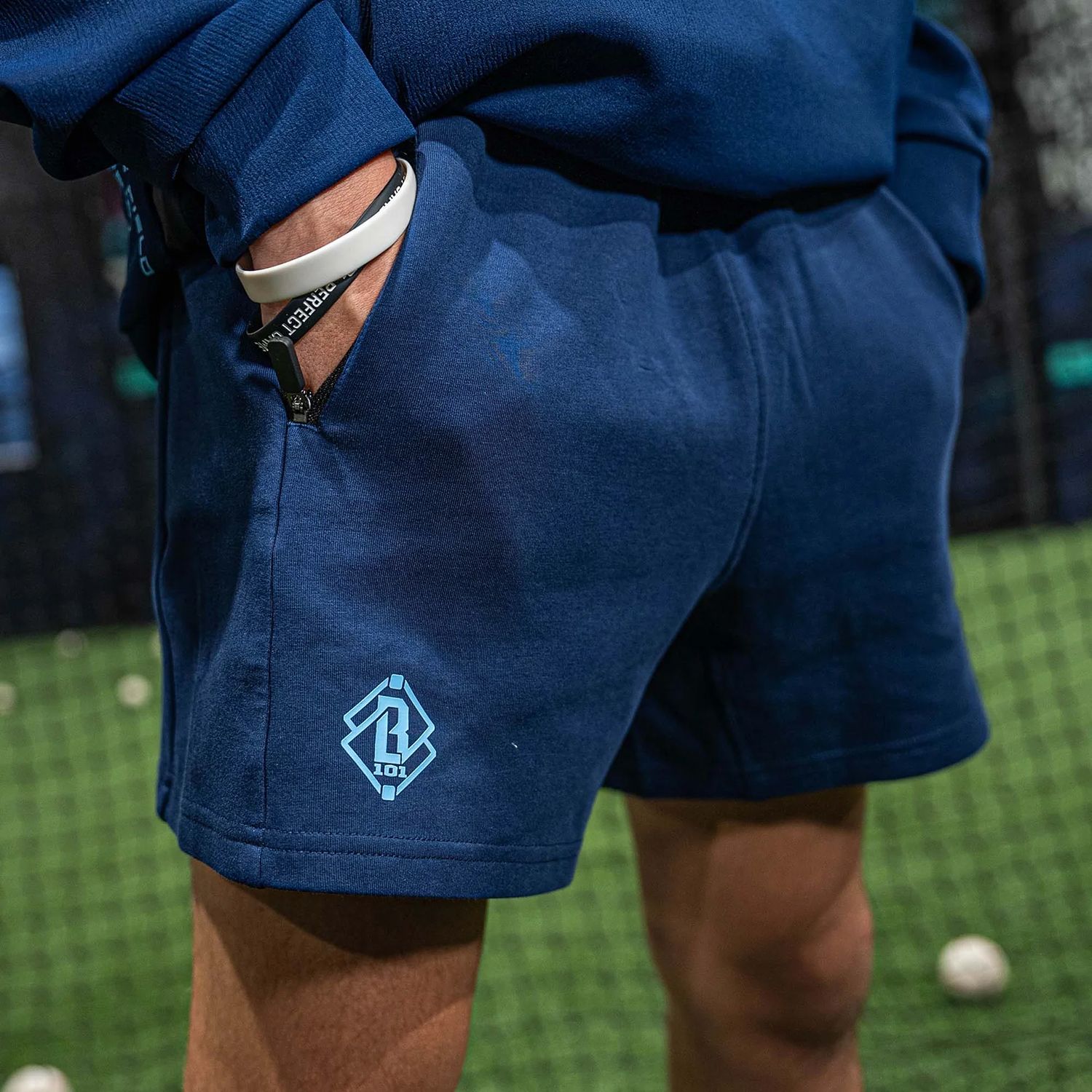 Baseball Lifestyle 101 Boys' Diamond Relaxed Fit Sweatshorts product image