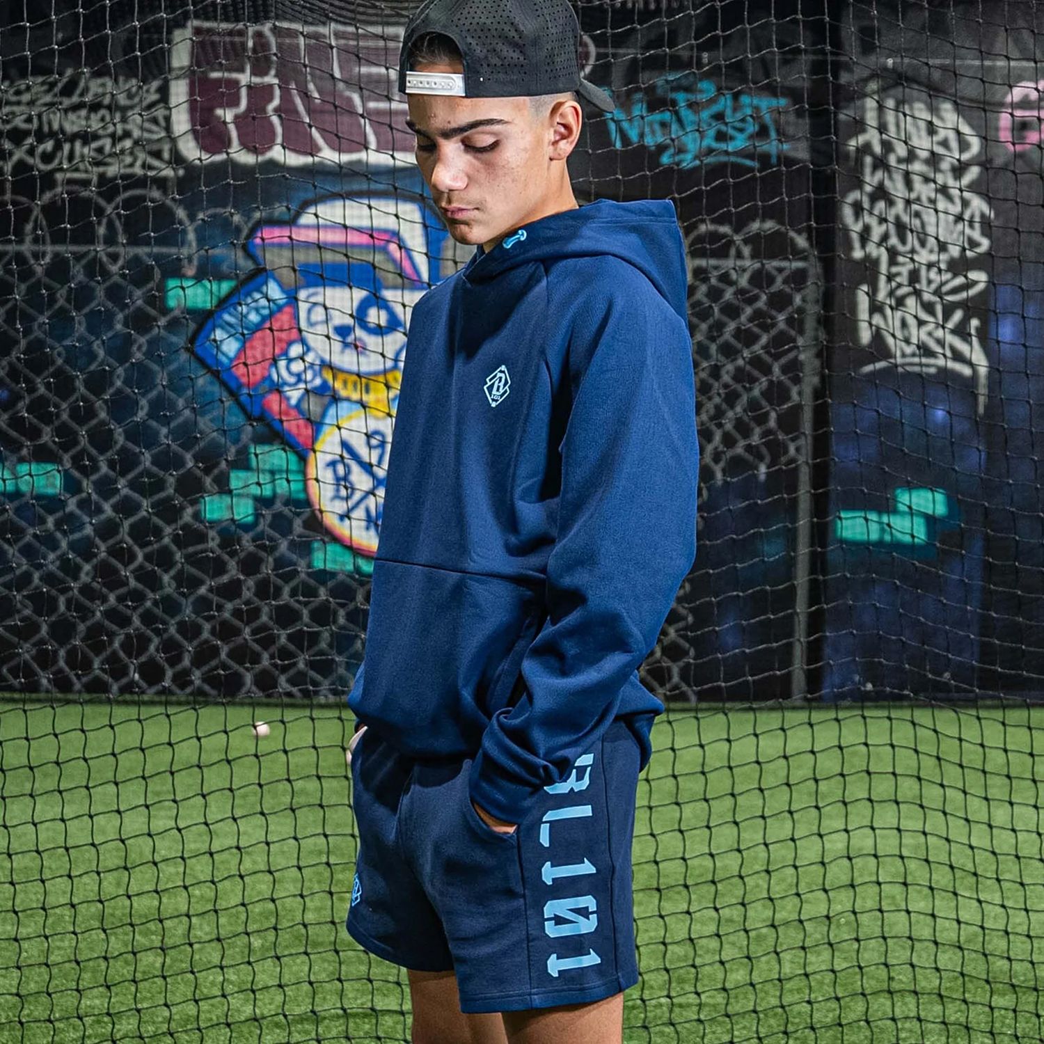 Baseball Lifestyle 101 Boys' Diamond Relaxed Fit Sweatshorts product image