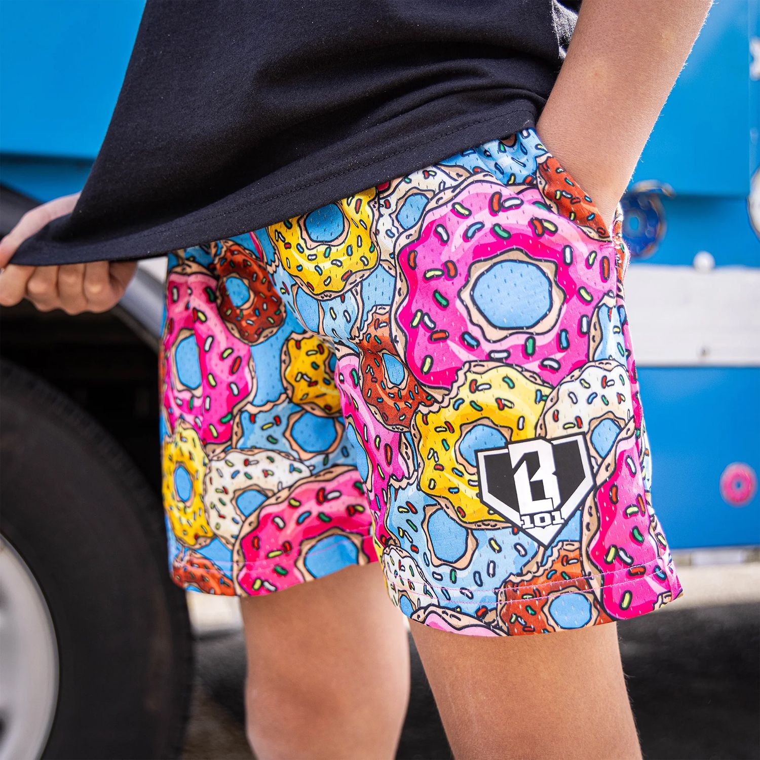Baseball Lifestyle 101 Boys' 5” Donut Shorts product image