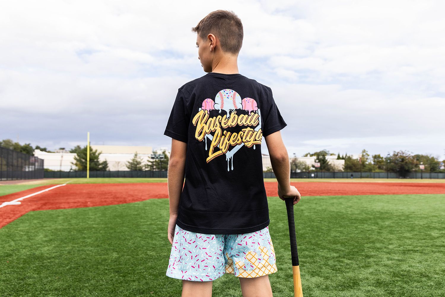 Baseball Lifestyle 101 Boys' Ice Cream Shirt product image