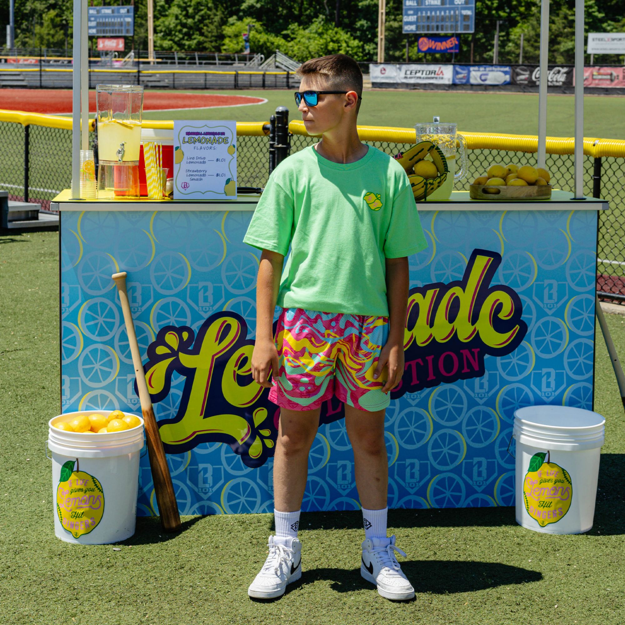 Baseball Lifestyle 101 Boys' Lemonade Shorts product image