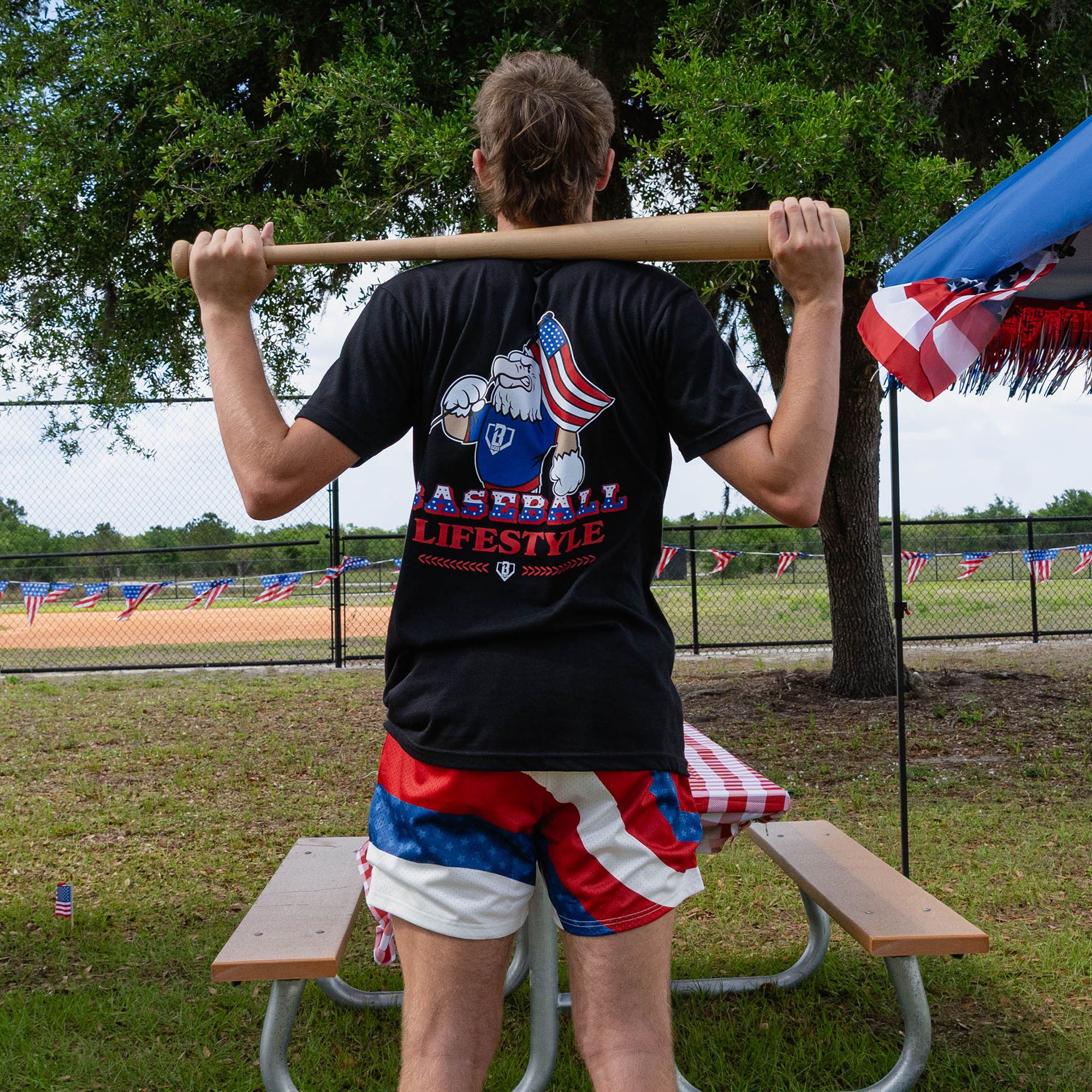 Baseball Lifestyle 101 Boys' Patriot Pitch Shorts product image