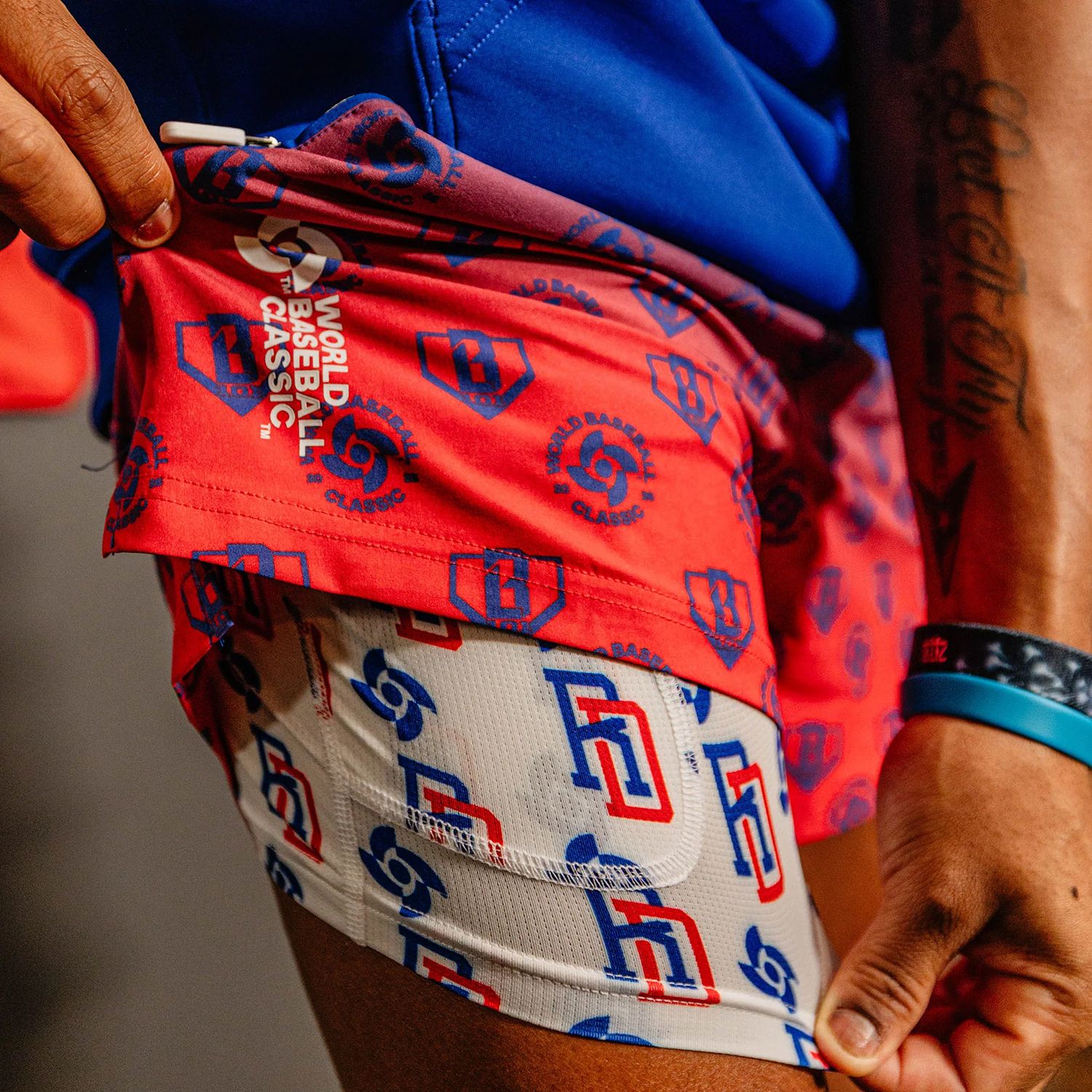 Baseball Lifestyle 101 Boys' 5" Dominican Republic WBC Pro Series Shorts w/ Liner product image