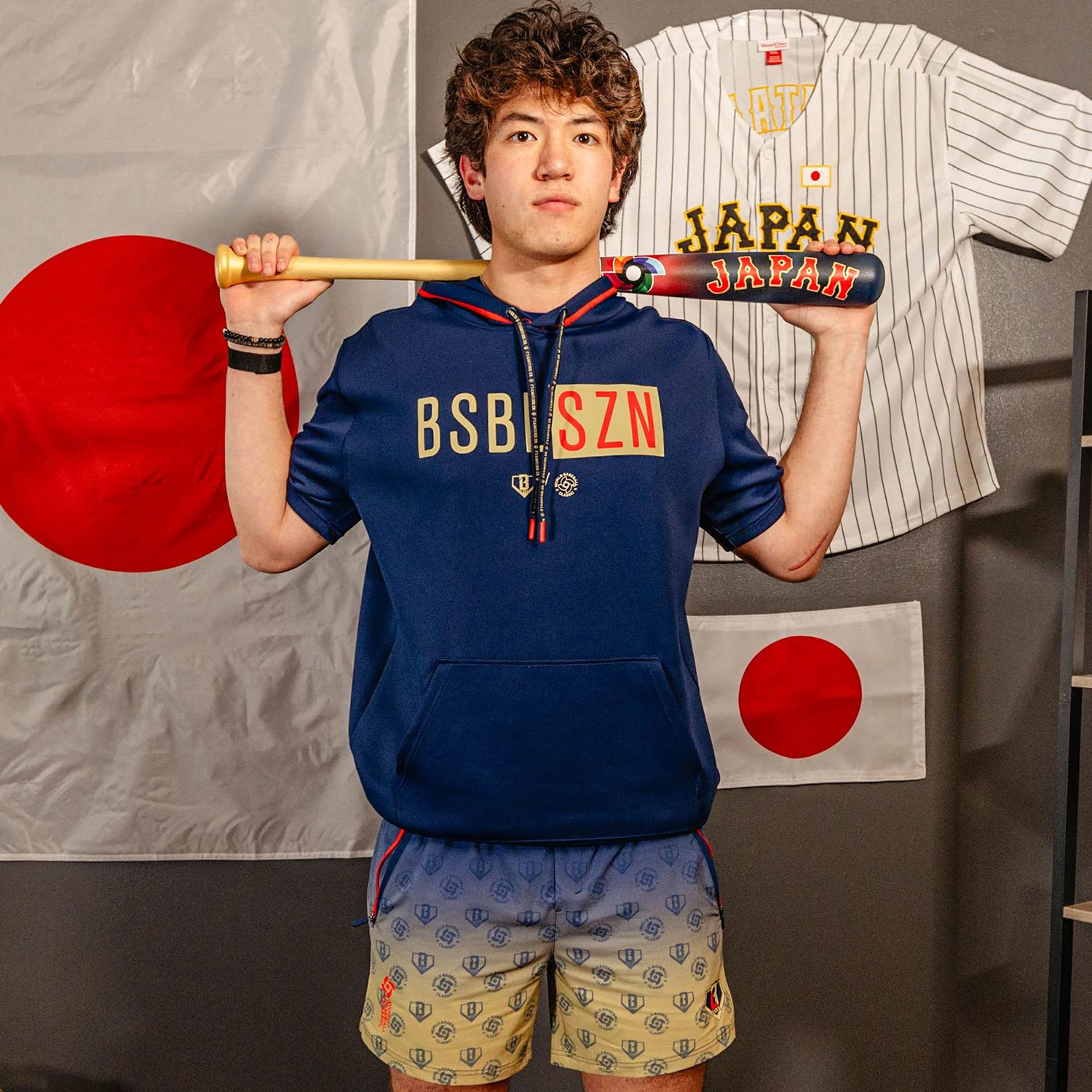 Baseball Lifestyle 101 Boys' 5" Japan WBC Pro Series Shorts w/ Liner product image