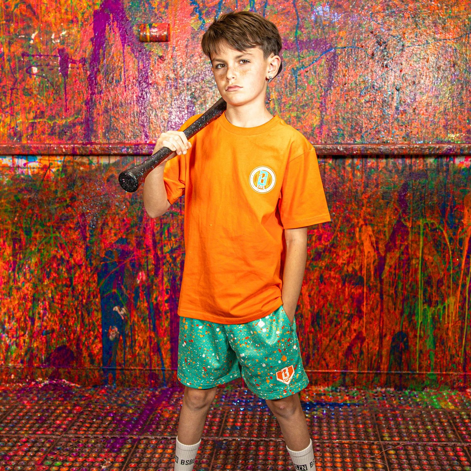 Baseball Lifestyle 101 Men's 5” Splatter Shorts product image