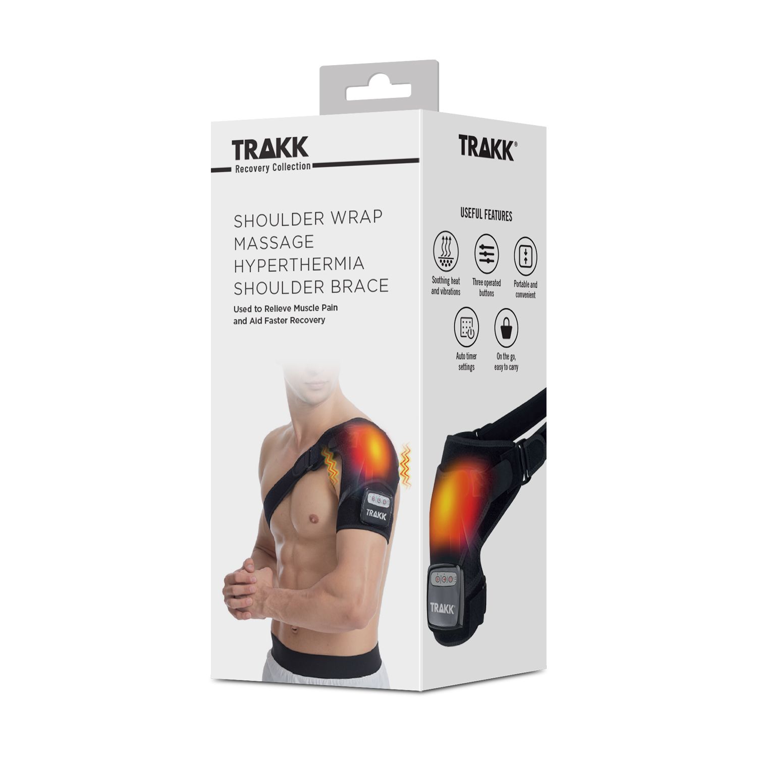 TRAKK Heating Massager Shoulder Wrap product image