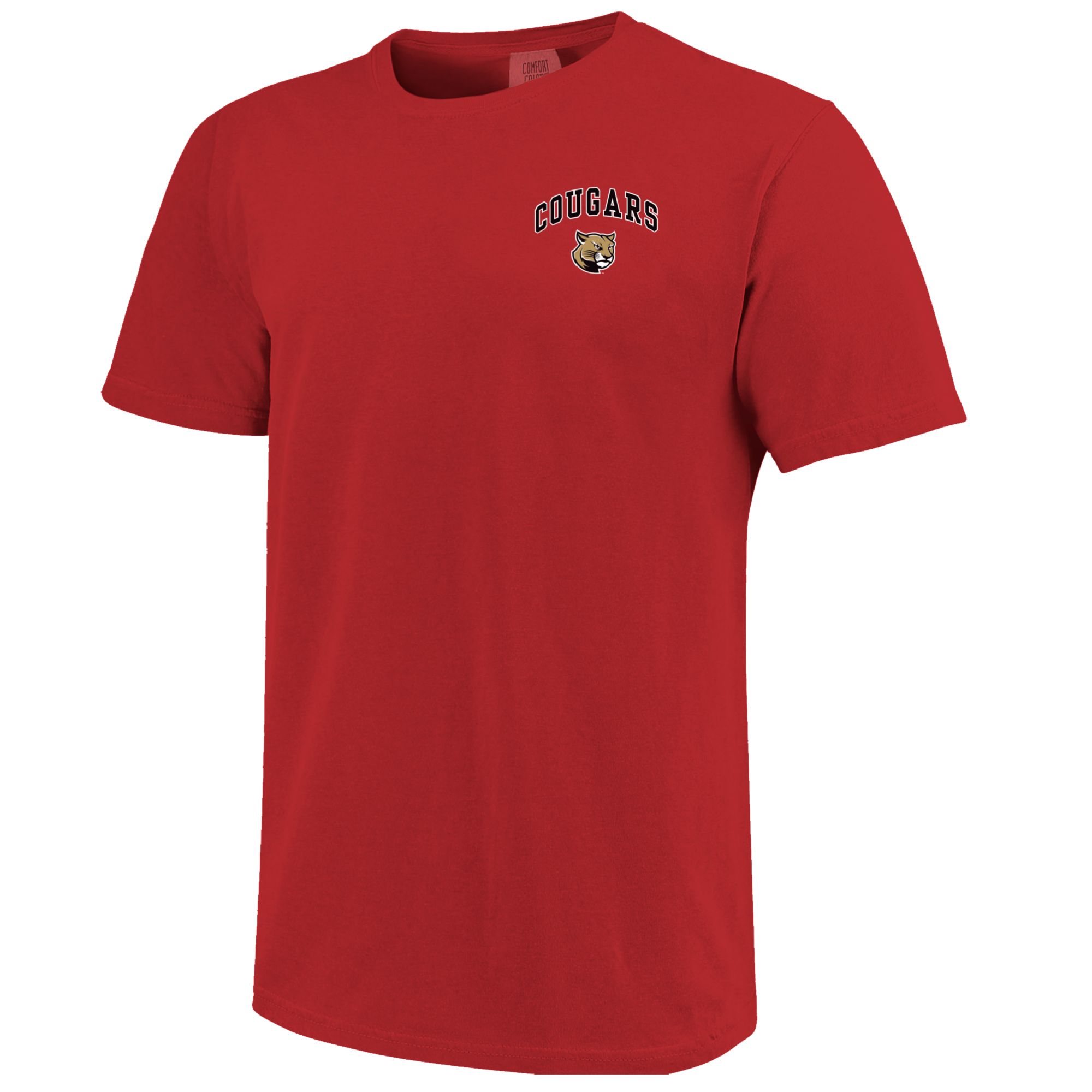 Image One Men's SIU  Edwardsville Cougars Red Mascot Arch T-Shirt product image