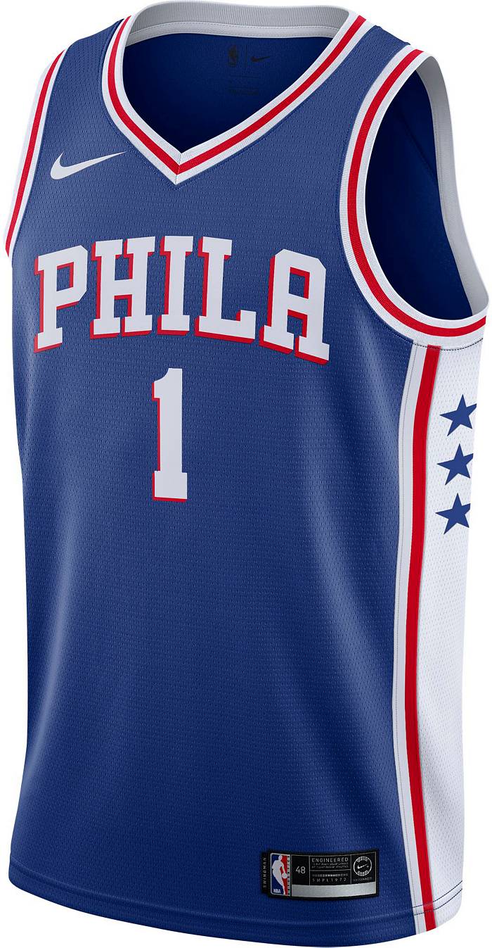 Men's Philadelphia 76ers James Harden #1 Nike Navy 2021/22