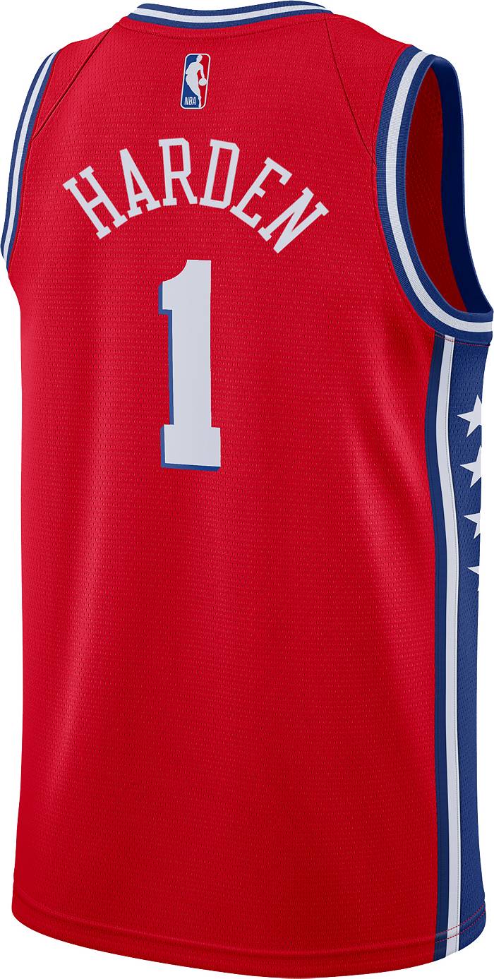 Philadelphia 76ers City Edition Nike Dri-FIT NBA Swingman Jersey - Blue - 50% Recycled Polyester