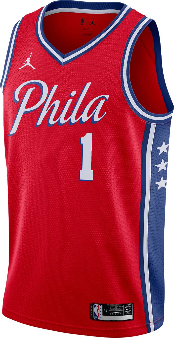 76ers jersey red
