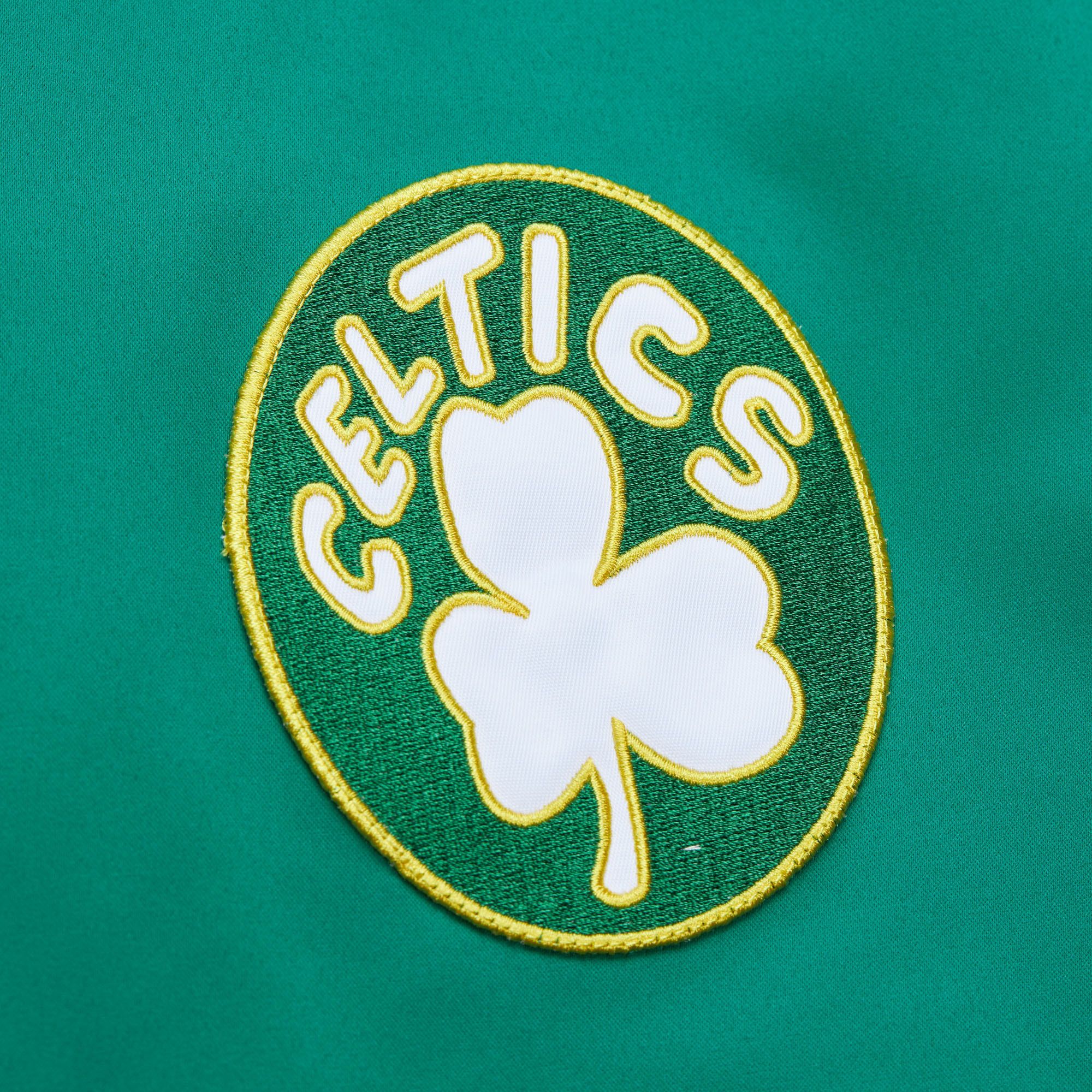 Mitchell & Ness Adult Boston Celtics Vintage Satin Bomber Jacket product image