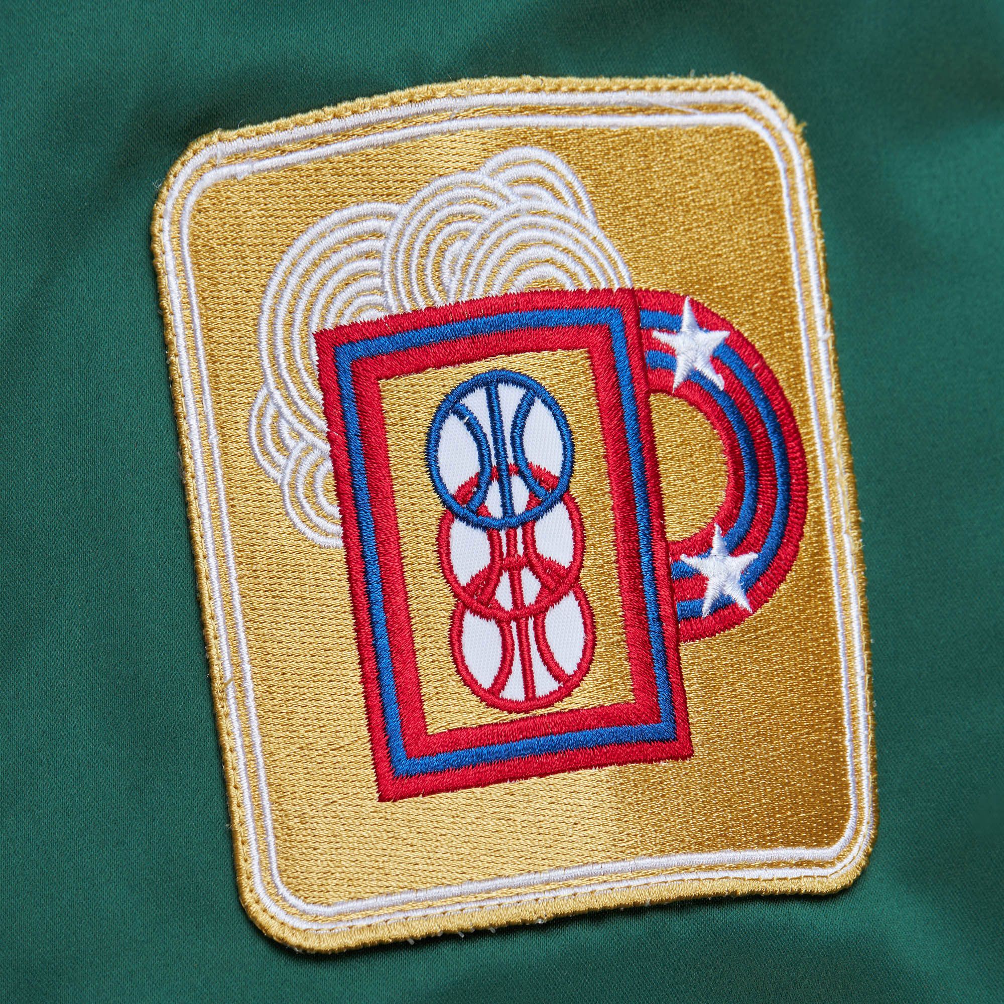 Mitchell & Ness Adult Milwaukee Bucks Vintage Satin Bomber Jacket product image