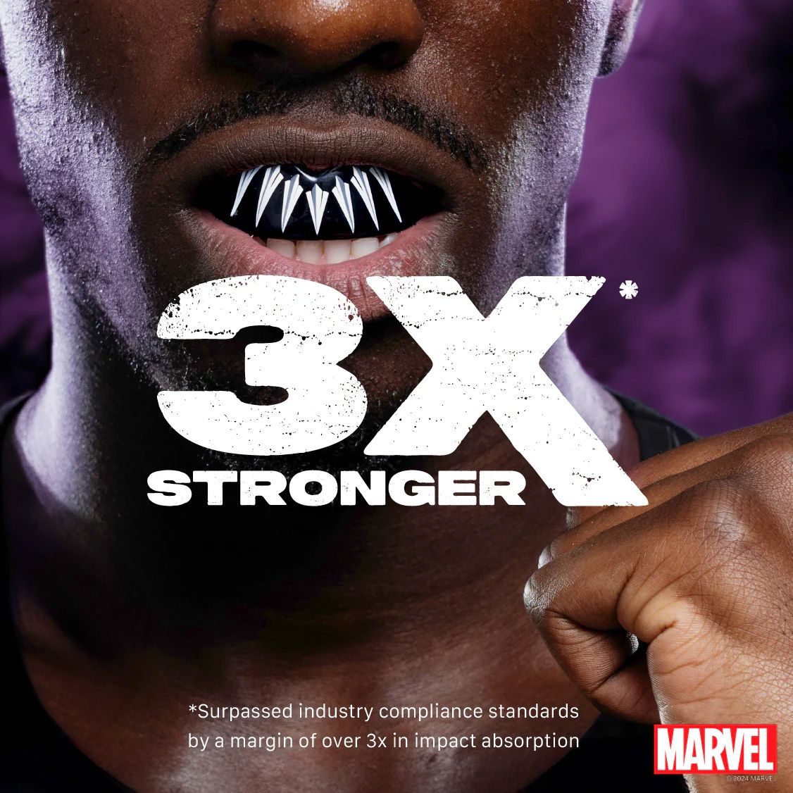 SafeJawz Marvel Black Panther Football Mouthguard - Junior product image