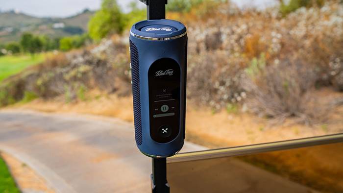 Blue Tees Player+ GPS Golf Speaker - Navy - Dallas Golf Company