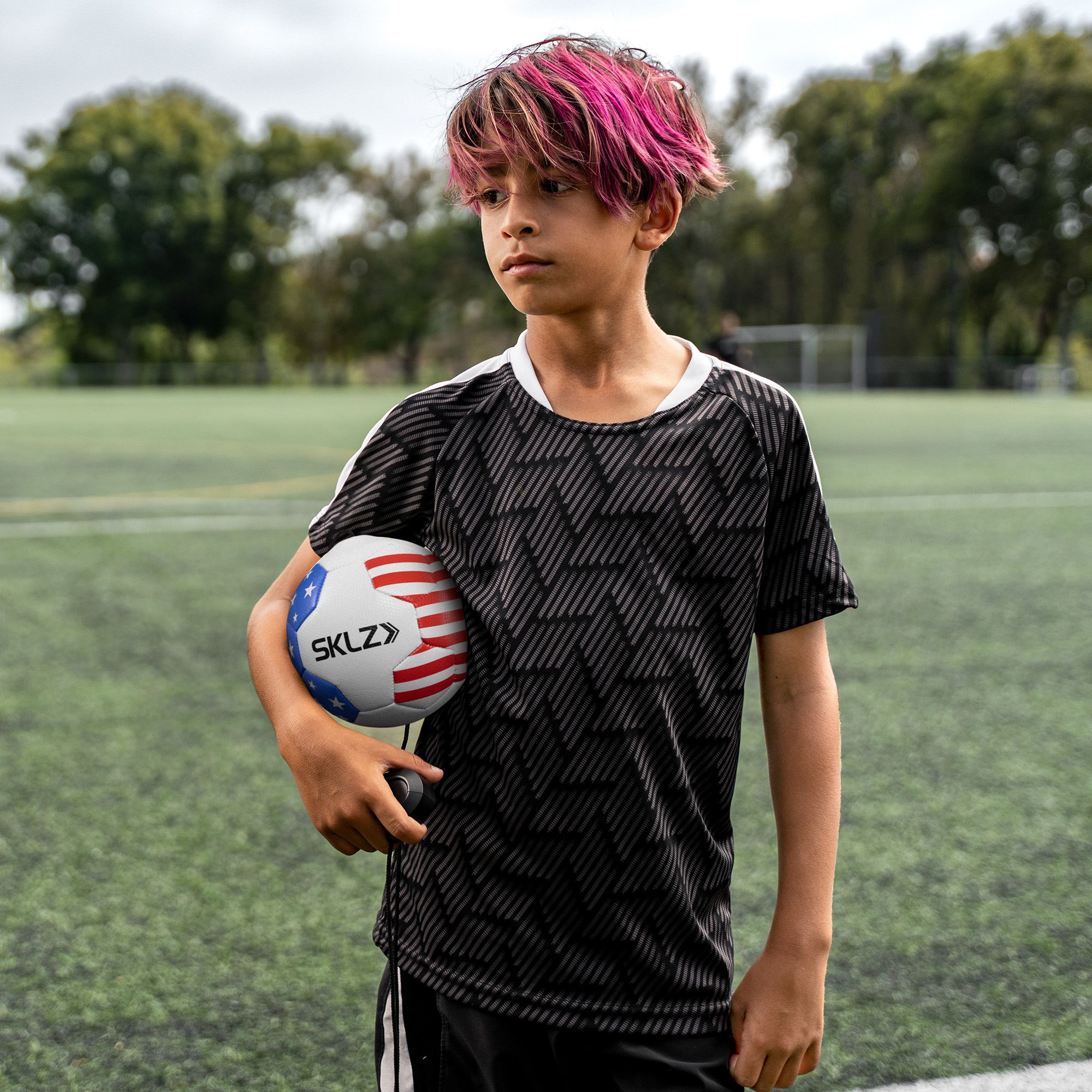 SKLZ Star Kick Touch Trainer Soccer Tether - USA product image