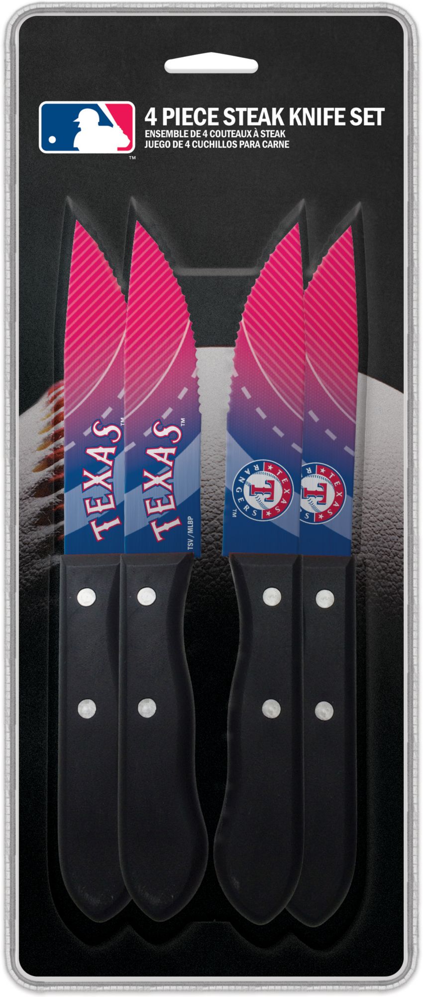 Sports Vault Texas Rangers Steak Knives product image