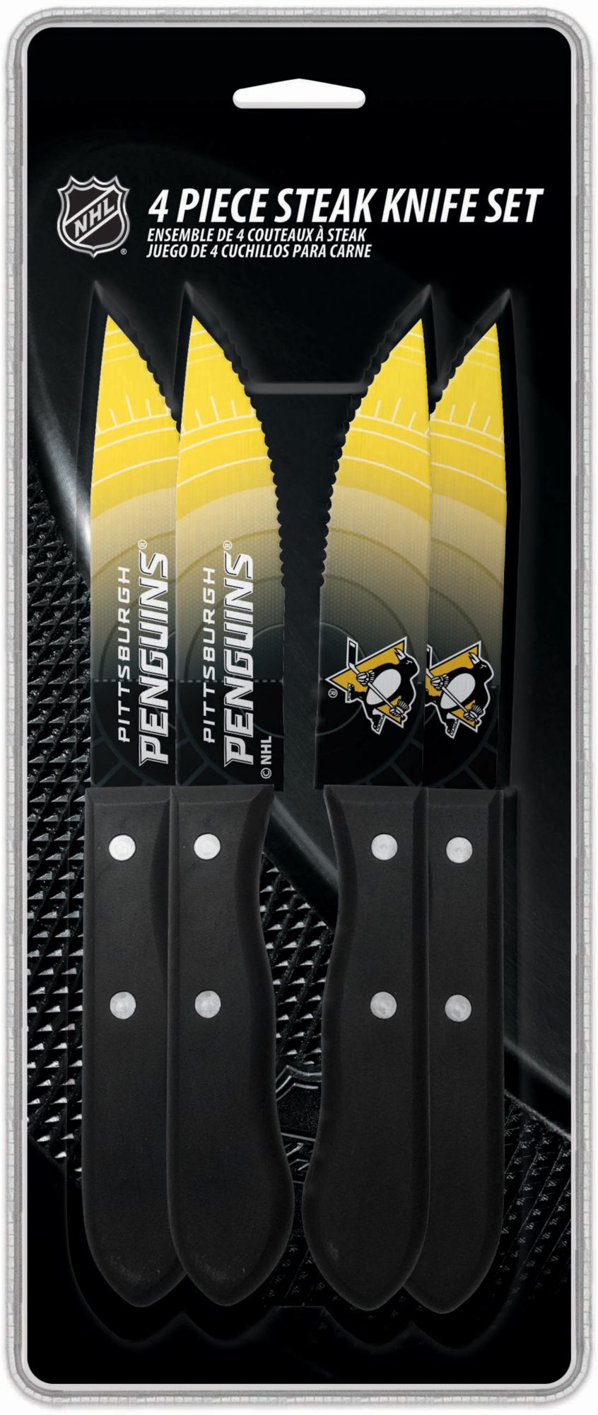 Sports Vault Pittsburgh Penguins Steak Knives