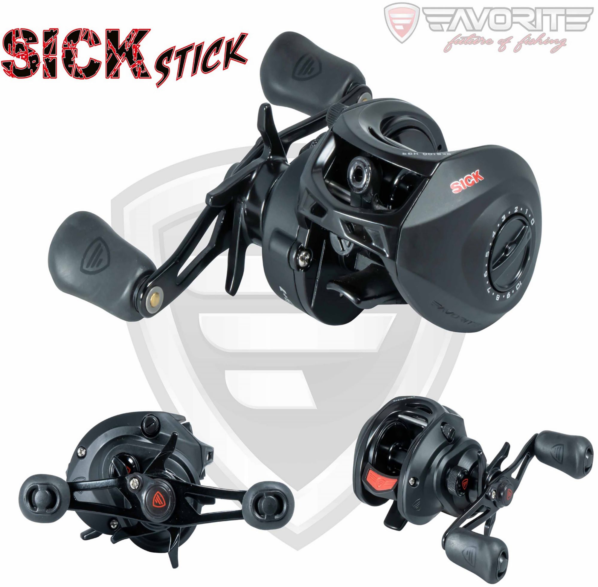 Favorite Fishing PBF Sick Stick Baitcasting Reel