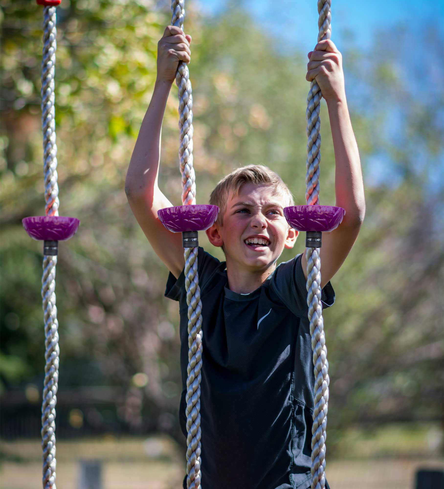 NinjaLine Ninja 8' Climbing Rope with Foot Holds product image