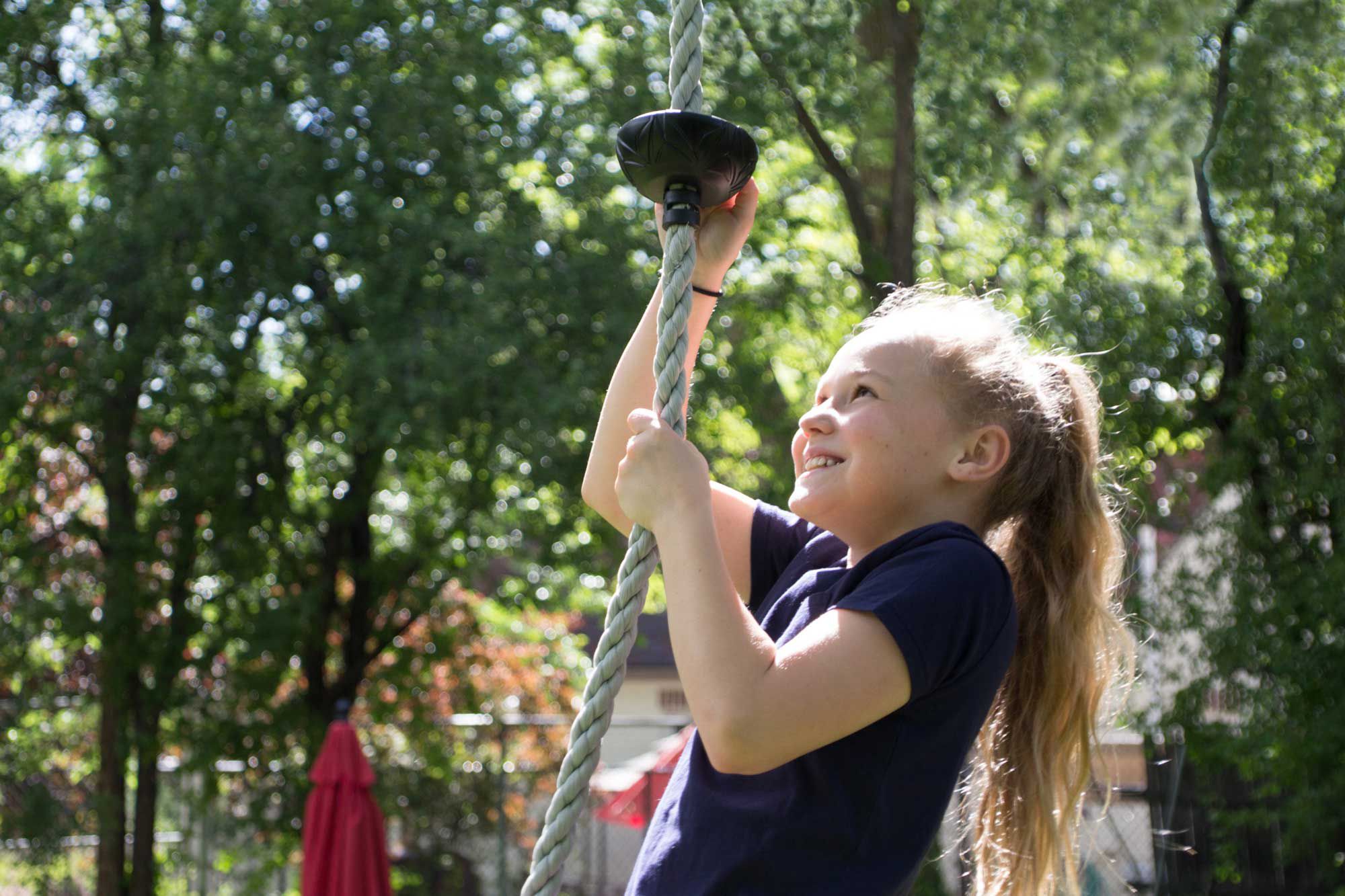 NinjaLine Ninja 8' Climbing Rope with Foot Holds product image