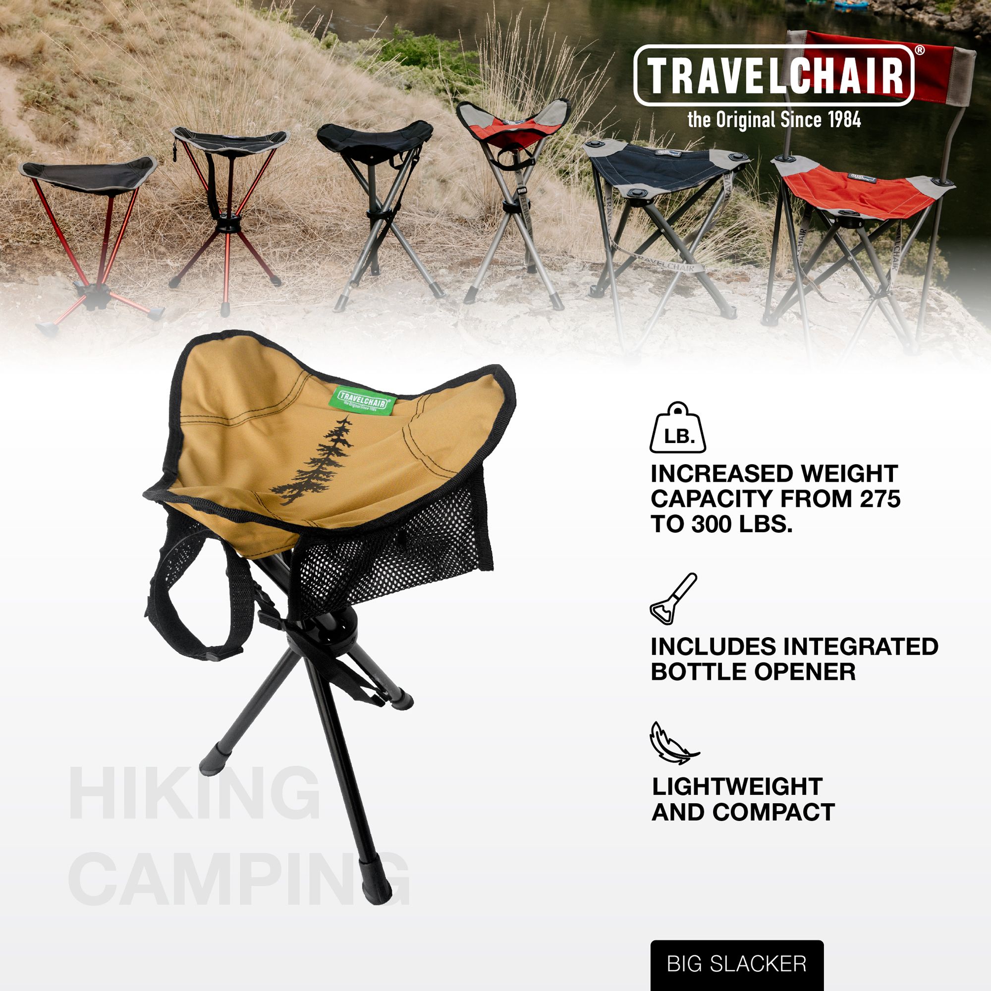 TravelChair Slacker Stool with Repreve product image