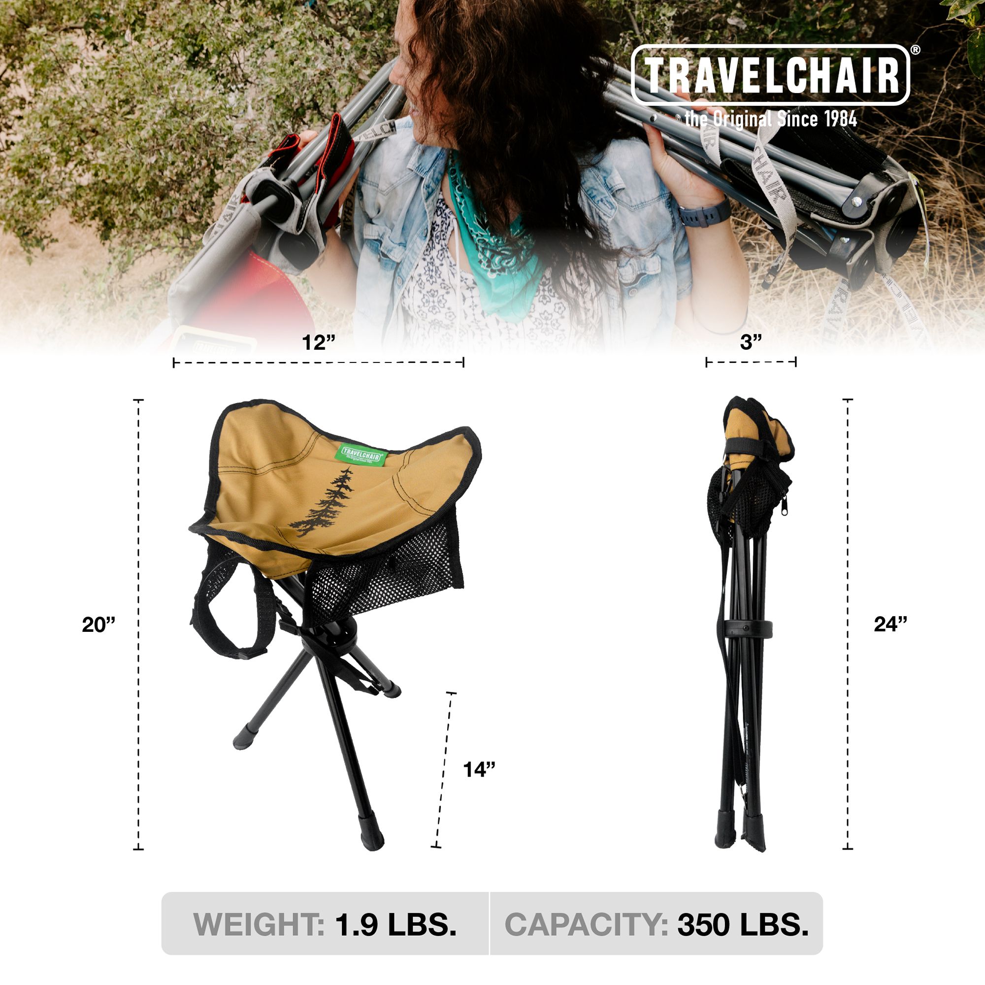 TravelChair Slacker Stool with Repreve product image