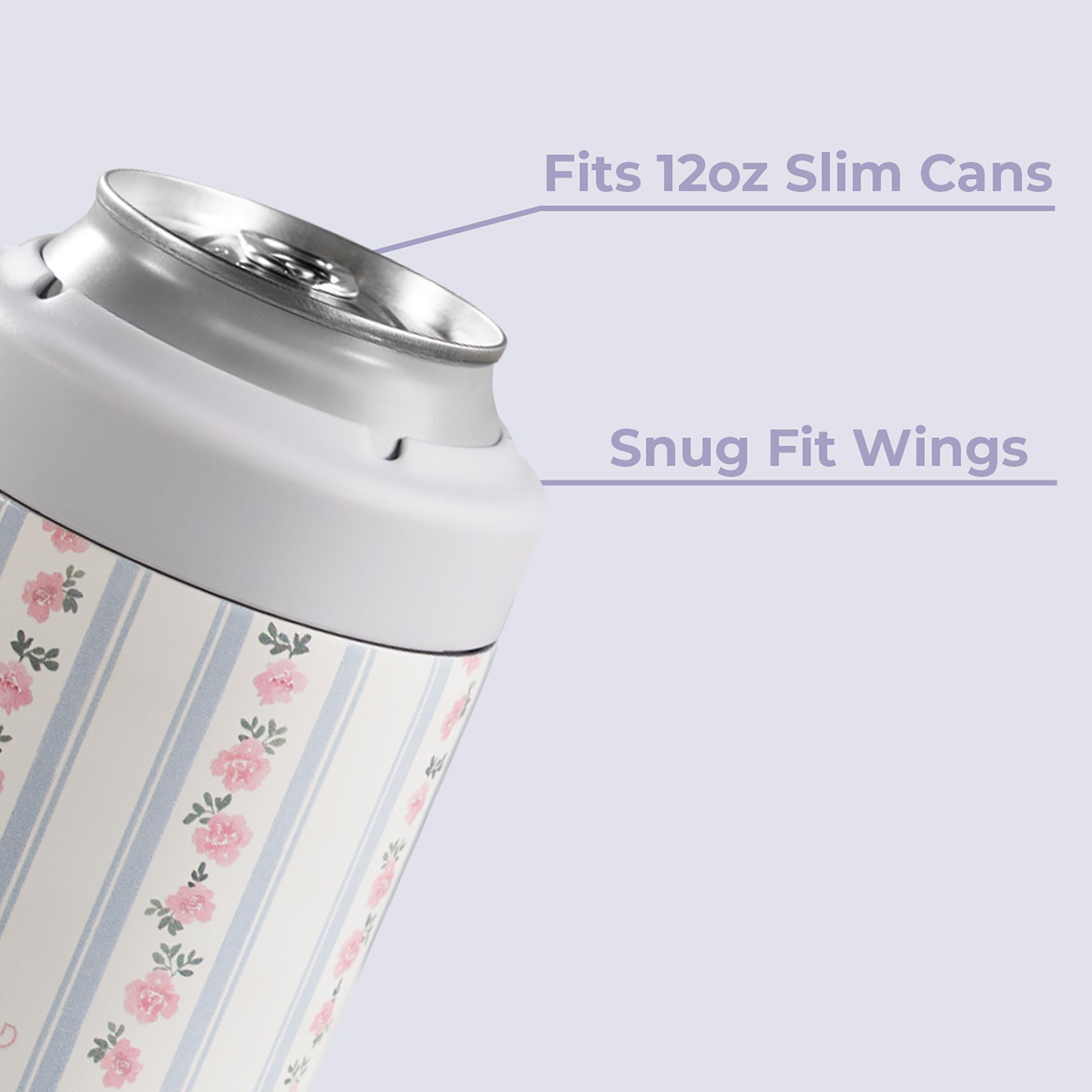 HYDROJUG 12 oz. Slim Can Cooler with Premium Finish - Spring Collection product image