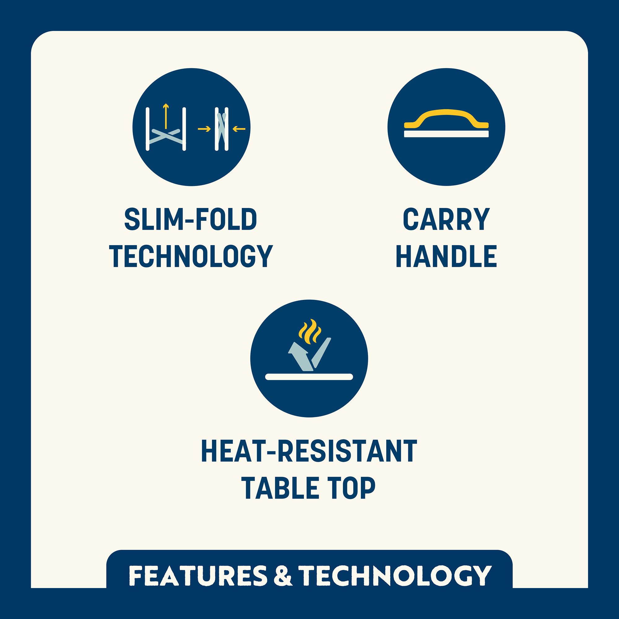 GCI Outdoor Slim-Fold Table product image