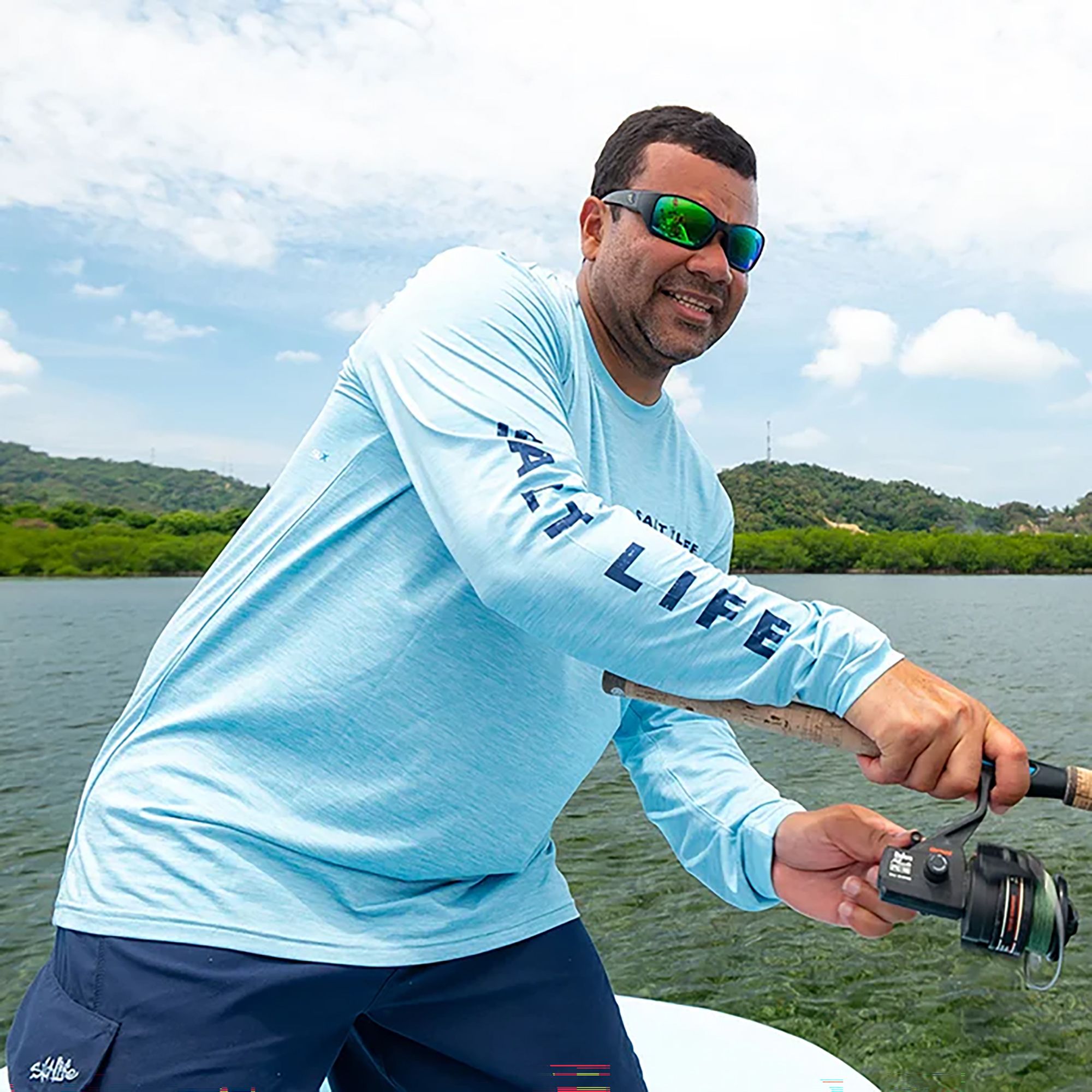 Salt Life Men's Marlin Sinker Long Sleeve Shirt