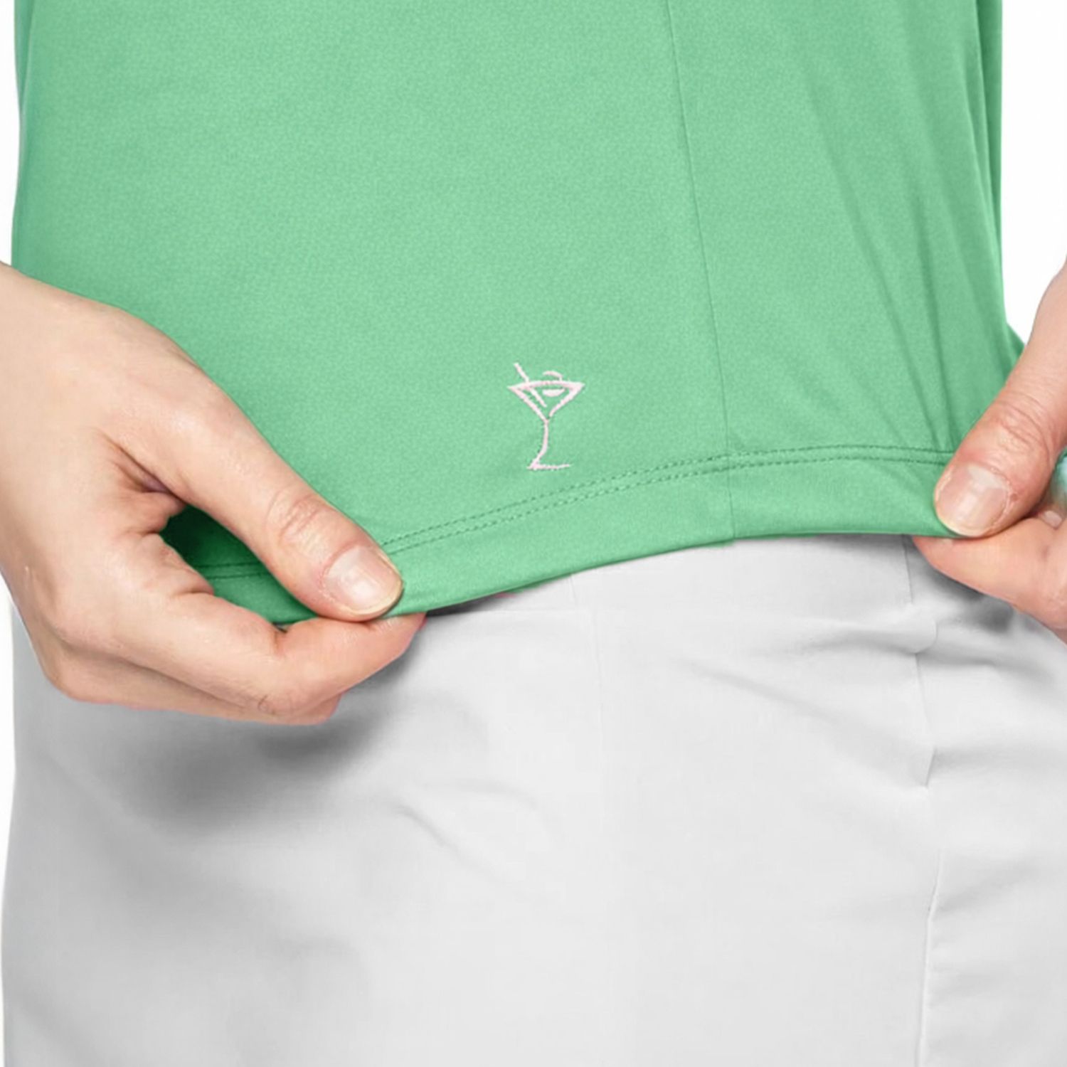 Golftini Women's Cool Girl Mock Neck Sleeveless Golf Polo product image