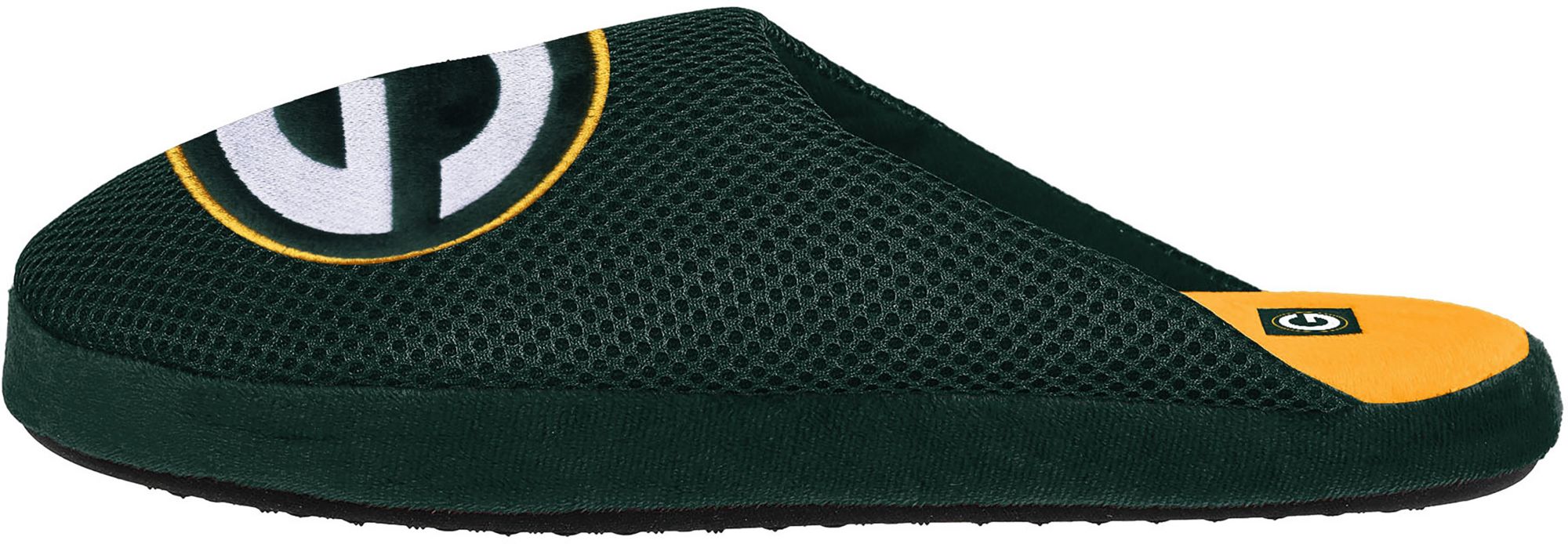 FOCO Green Bay Packers Logo Mesh Slippers product image