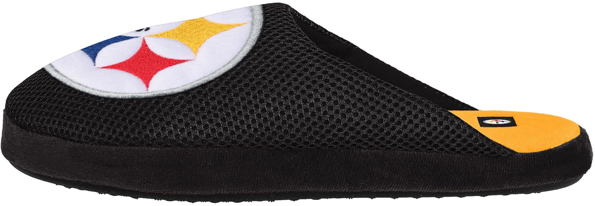 FOCO Pittsburgh Steelers Logo Mesh Slippers product image