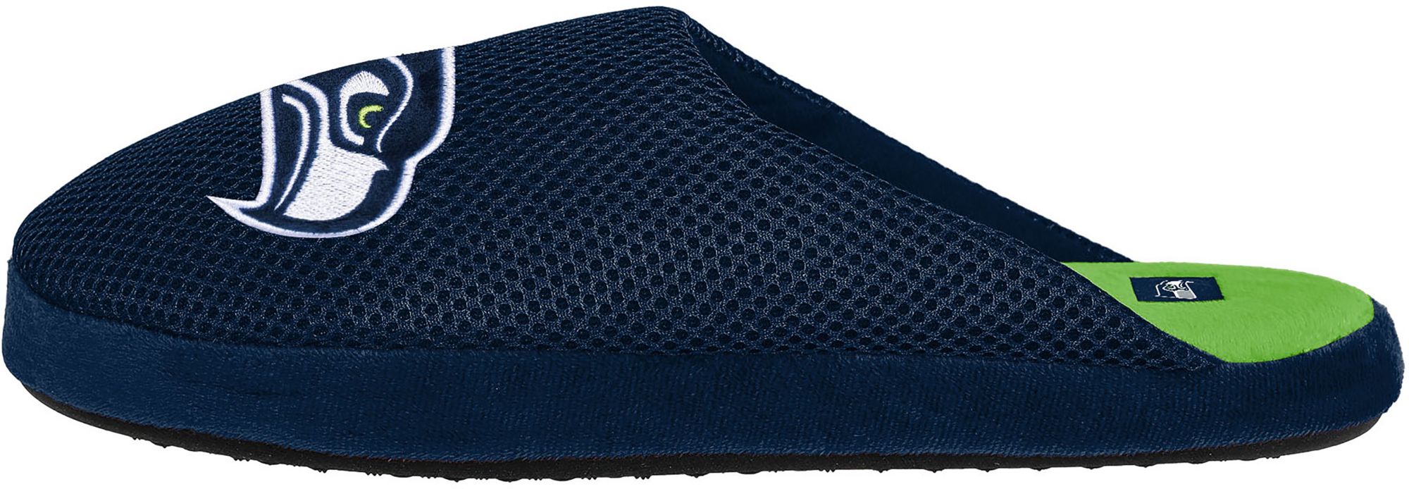 FOCO Seattle Seahawks Logo Mesh Slippers product image