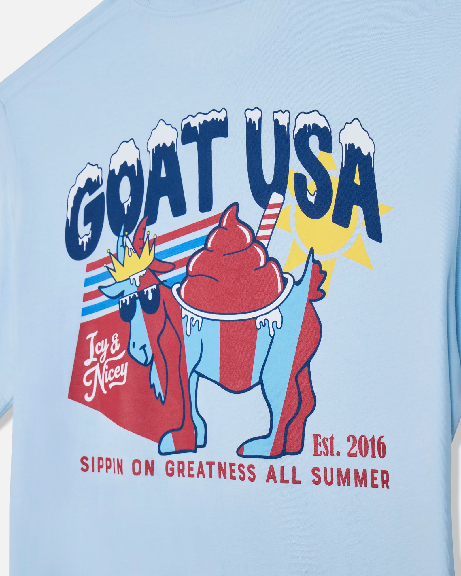 GOAT USA Adult Slushie Goat T-Shirt product image