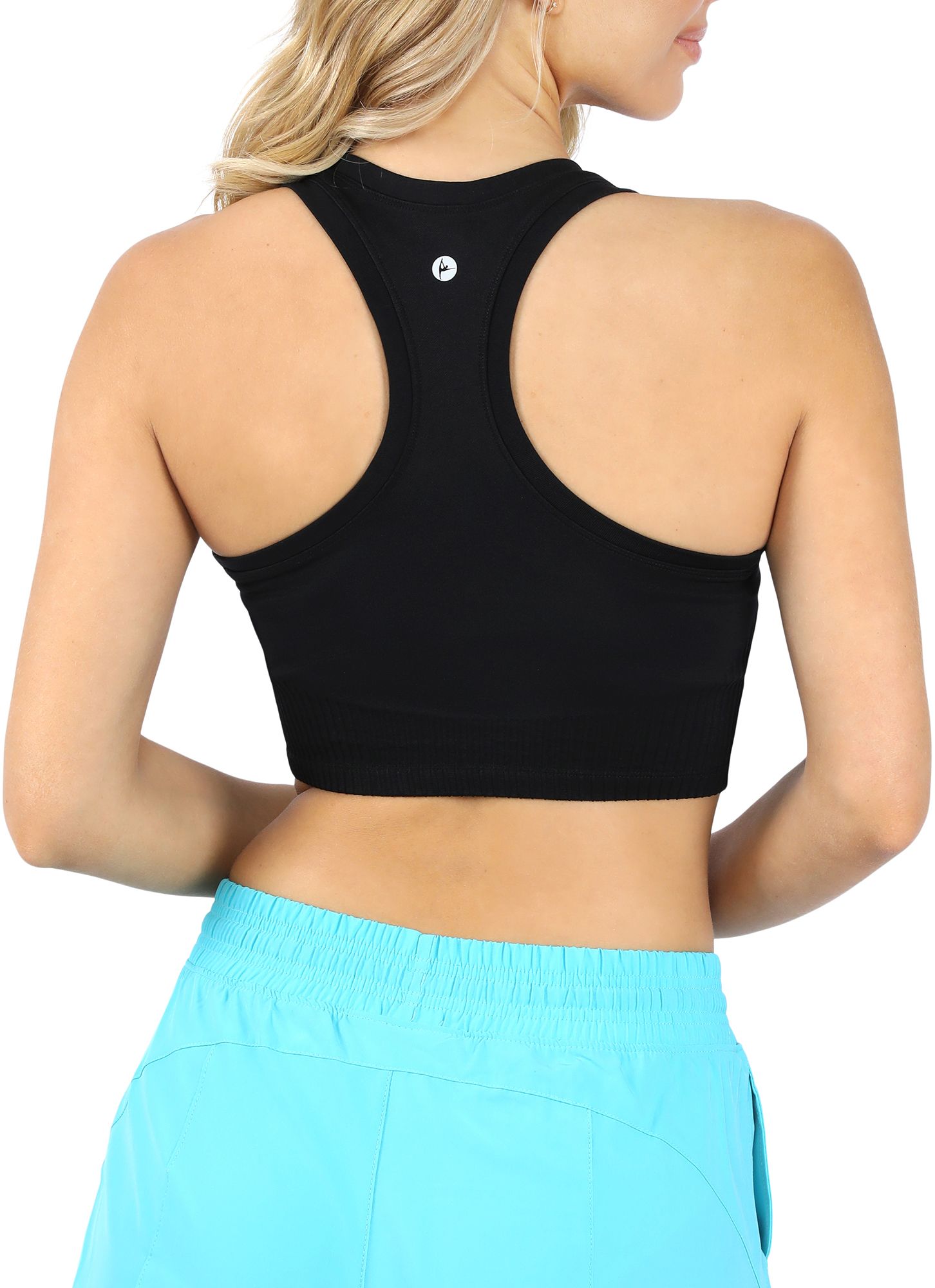 90 Degree by Reflex Women's Racerback Ribbed Seamless Bra product image