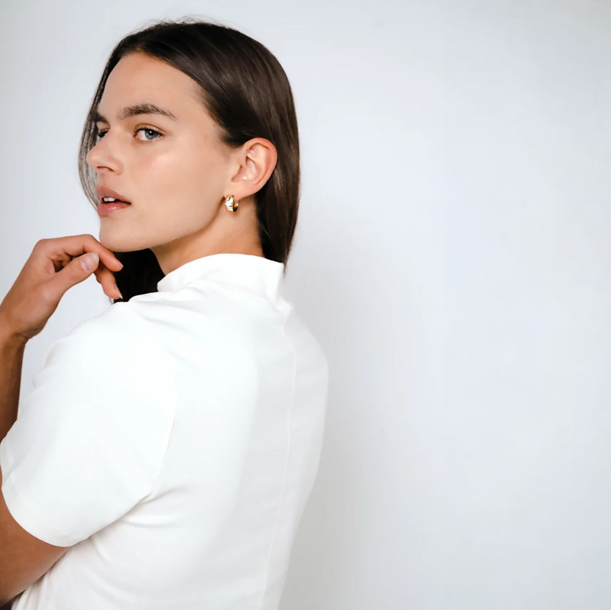 Sierra Madre Women's Mock Neck Golf T-Shirt product image