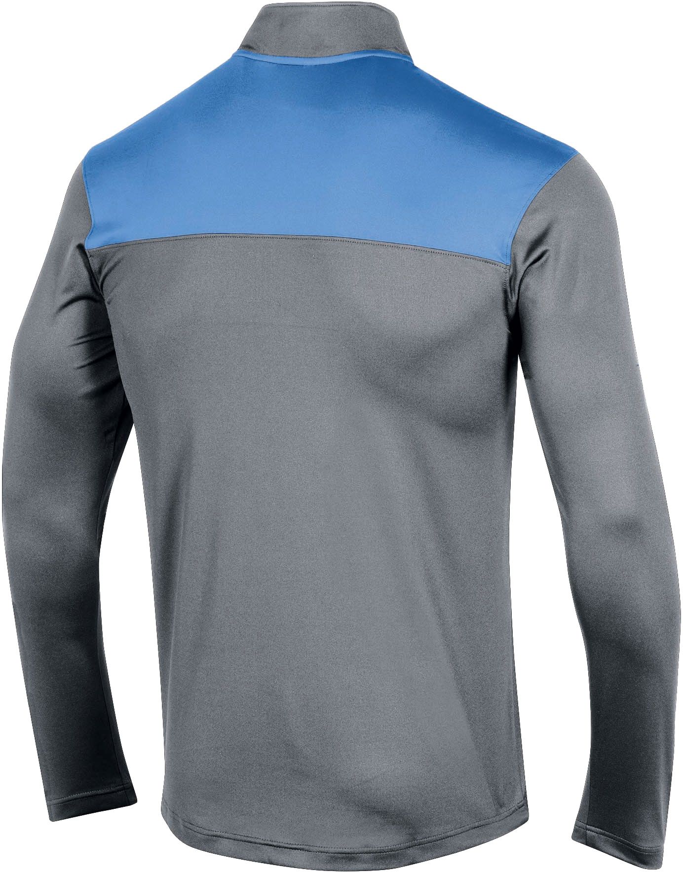 Champion Men's North Carolina Tar Heels Grey Quarter-Zip Pullover Shirt product image