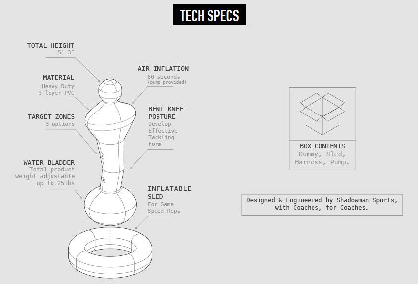 Shadowman Junior Tackling Dummy product image
