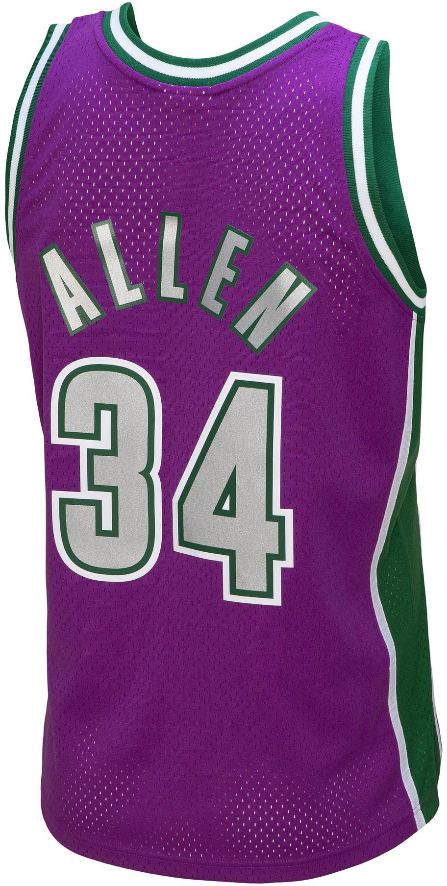 Milwaukee Bucks 34No Ray Allen Purple Soul Swingman NBA Jersey Cheap