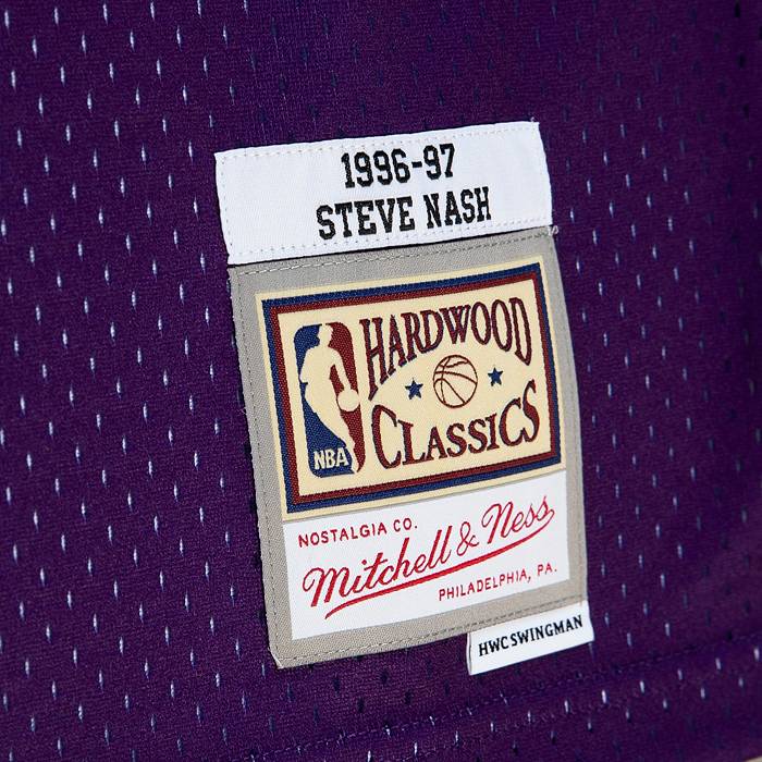Men's Mitchell & Ness Steve Nash Purple Phoenix Suns 1996-97 Hardwood  Classics Swingman Jersey